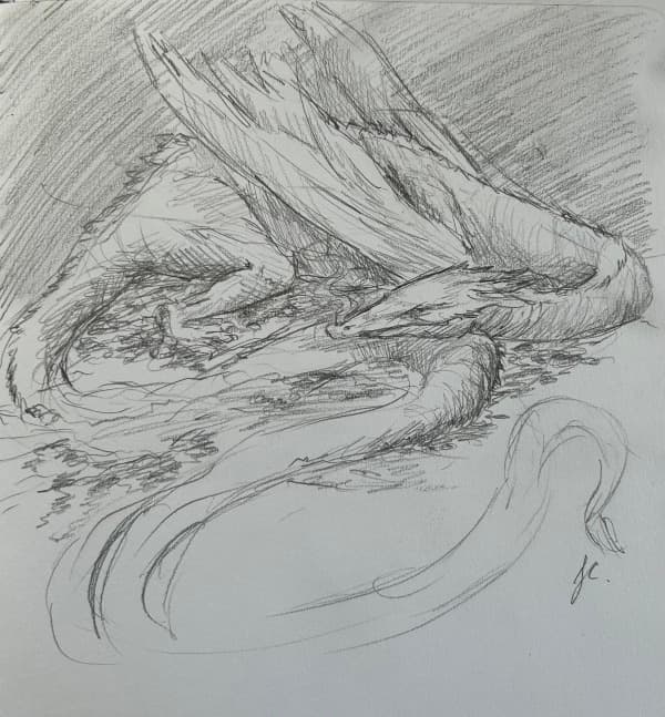 Dragon Sketch (Smaug)