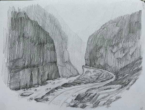 Delinas Journey Sketch