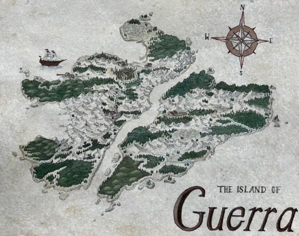 The Island of Guerra (Map)