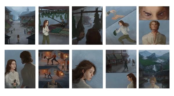 Webcomic page: The broken Islands of Sephia - The golden Sword: Chapter 1, Issue 1
